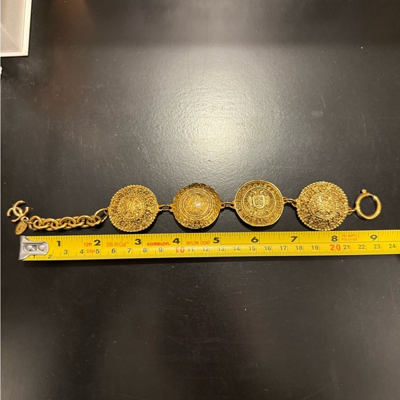 CHANEL Gold Medallion Bracelet - Picture 3 of 5